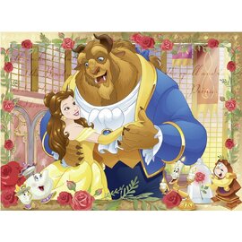 Ravensburger - Disney Belle & The Beast Glitter Jigsaw Puzzle 100pc