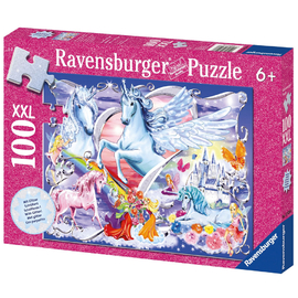 Ravensburger Amazing Unicorns Glitter Jigsaw Puzzle 100pc