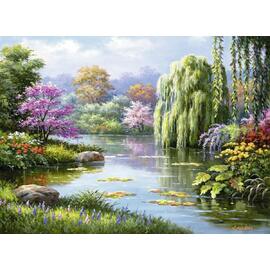 Ravensburger - Romantic Pond View Jigsaw Puzzle 500pc