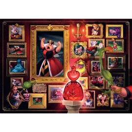 Ravensburger Disney Villainous | Queen of Hearts Jigsaw Puzzle 1000pc