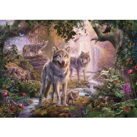 Ravensburger Summer Wolves Jigsaw Puzzle 1000pc