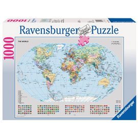 Ravensburger - Political World Map Jigsaw Puzzle 1000pc