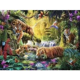 Ravensburger - Tranquil Tigers Jigsaw Puzzle 1500pc