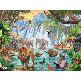 Ravensburger Waterfall Safari Jigsaw Puzzle 1500pc