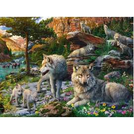 Ravensburger - Wolves in Spring 1500pc Jigsaw Puzzle