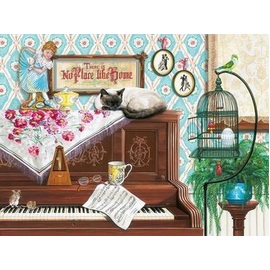 Ravensburger - Piano Cat Large Format Jigsaw Puzzle 750pc