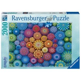 Ravensburger Radiating Rainbow Mandalas 2000pc Jigsaw Puzzle