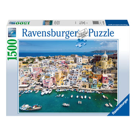 Ravensburger - Colourful Procida Italy Jigsaw Puzzle 1500pc
