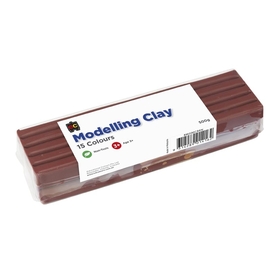 Educational Colours - Modelling Clay 500g Brown
