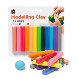 Educational Colours - Modelling Clay 12 Colours 