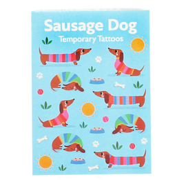 Rex London Temporary  Sausage Dog Tattoos 