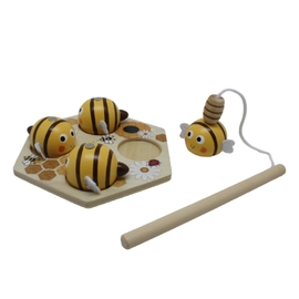 Wooden Bee Fishing Game
