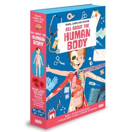 Sassi Travel, Learn Explore | All About The Human Body 200pc Puzzle & Book