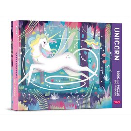 Sassi Book and Puzzle - Unicorn 100 pcs
