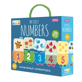 Sassi My First Numbers STEAM Puzzle & Book Set