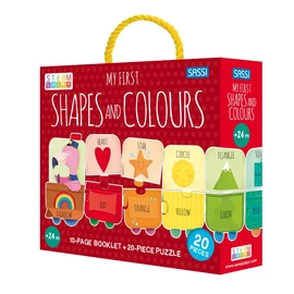 Sassi My First Shapes And Colours STEAM Puzzle & Book Set