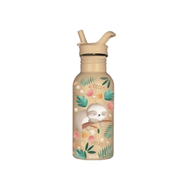 Sassi Stainless Steel Drink Bottle 500ml - Gnawy The Sloth