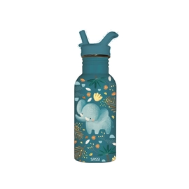 Sassi Stainless Steel Drink Bottle 500ml - Chewy The Elephant