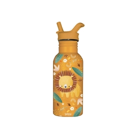 Sassi Stainless Steel Drink Bottle 500ml - Chompy The Lion