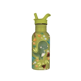 Sassi Stainless Steel Drink Bottle 500ml - Cracky The Dinosaur