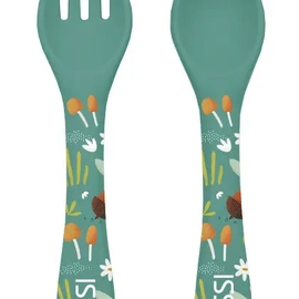 Sassi Silicone Cutlery Set - Crunchy The Fox