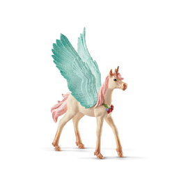 Schleich - Decorated unicorn Pegasus, foal
