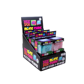 Nee Doh Nice Cube Glitter & Glow