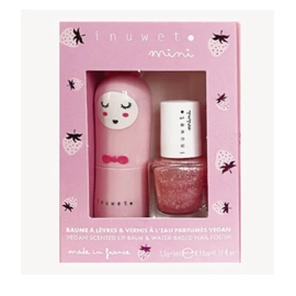 Inuwet Duo White - Lipstick & Nail Polish Set