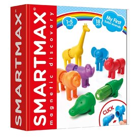 SmartMax My First Safari | 18 Piece Magnetic Construction Kit
