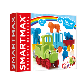 SmartMax My First Farm Animal Train | 25 Piece Magnetic Construction Kit