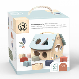 House Shape Sorter With 8 Blocks