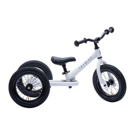 TryBike Steel 2in1 First Step First Ride | White