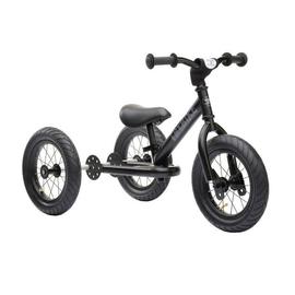 TryBike Steel with Black Seat & Grips (3 Wheel) | Black