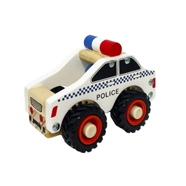 Wooden Police Car 