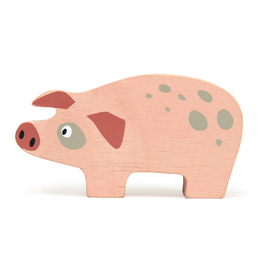 Tender Leaf Wooden Animals | Pig