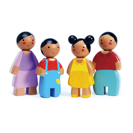 Tender Leaf Toys Sunny Doll Family - Wooden Toy Doll Family