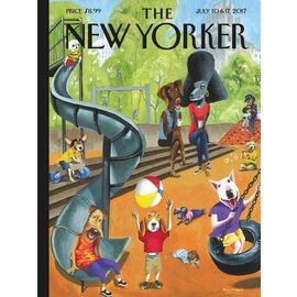 The New York Puzzle Company | The New Yorker Doggie Park 1000pc Jigsaw Puzzle