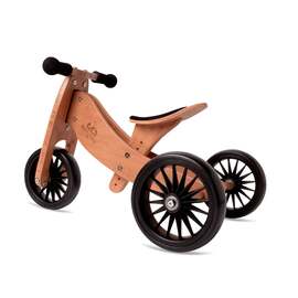 Kinderfeets Tiny Tot PLUS 2 in 1 Tricycle & Balance Bike | BAMBOO