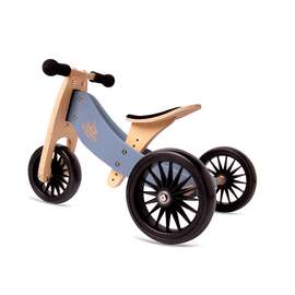 Kinderfeets Tiny Tot PLUS 2 in 1 Tricycle & Balance Bike | SLATE BLUE