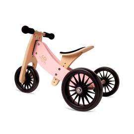 Kinderfeets Tiny Tot PLUS 2 in 1 Tricycle & Balance Bike | ROSE