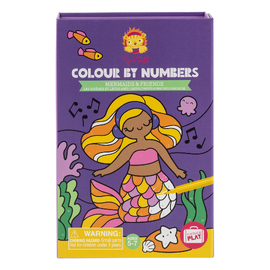 Tiger Tribe Colour by Numbers - Mermaids and Friends