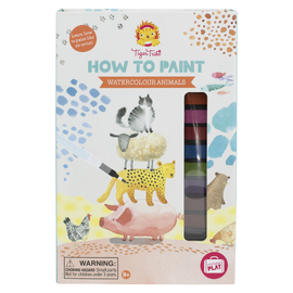 Tiger Tribe How to Paint - Watercolour Animals