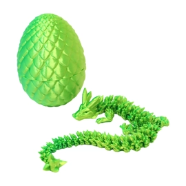 3D Printed Dragon Egg Green