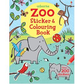 Usborne - Zoo Sticker & Colouring Book