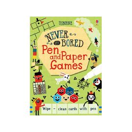 Usborne - Never Get Bored Pen and Paper Games