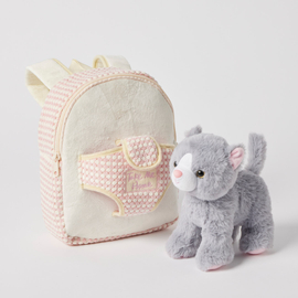 Jiggle & Giggle Plush Kitten Take Me Home Backpack