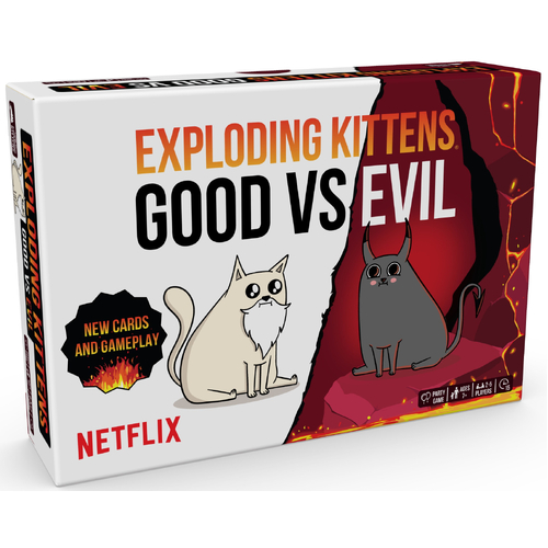 Exploding Kittens Good Vs Evil  Card Game