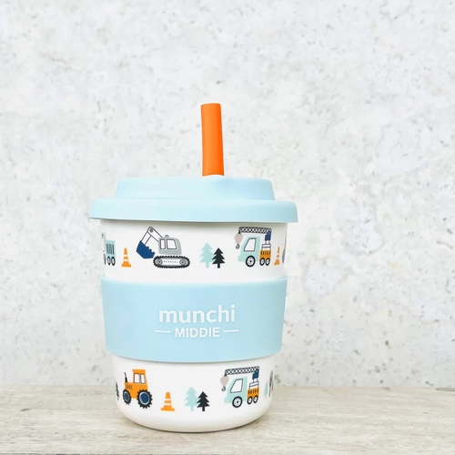 Truck Middie Single Cup - Straw Included 240ml