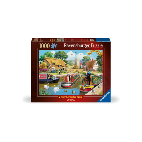 Ravensburger A Busy Day on The Canal Jigsaw Puzzle 1000pc