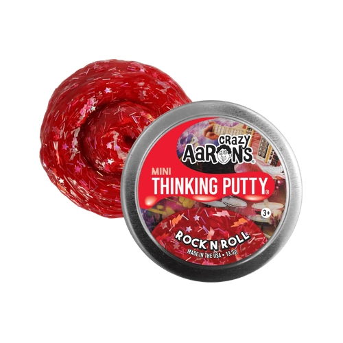 Crazy Aarons Thinking Putty Rock N Roll Mini Tin